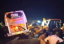 Telangana Accident: Wedding Bus Crashes into Parked Lorry, 4 Dead, 20 Injured