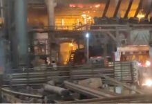 Massive Fire Breaks Out at Visakhapatnam Steel Plant