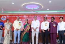 TSCS Honors Thalassemia Warriors and Blood Donation Heroes in Khammam