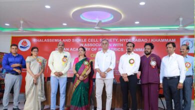 TSCS Honors Thalassemia Warriors and Blood Donation Heroes in Khammam