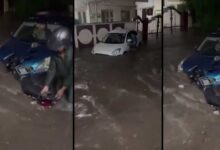 Hyderabad Wakes Up to Waterlogged Streets After Heavy Rainfall