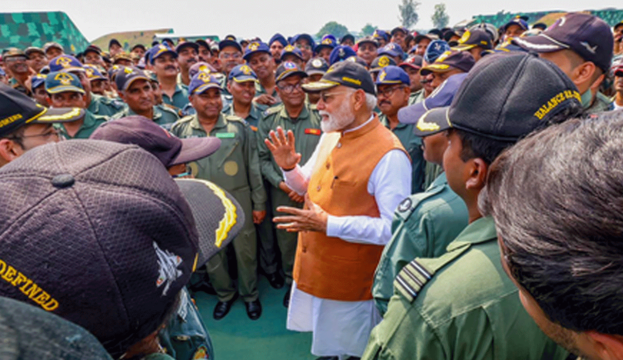 India Salutes Its Bravehearts": PM Modi Visits Adampur Airbase to Thank Air Force Personnel