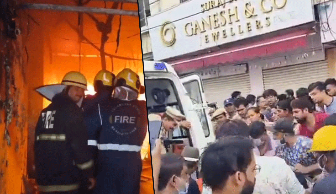 Massive Fire in Hyderabad’s Gulzar House Kills 9, Including Women and Children