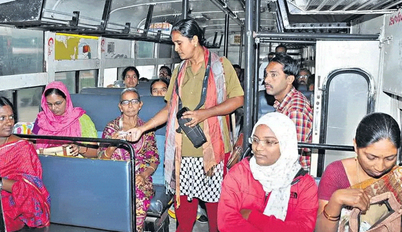 Maha Lakshmi Buses, But At What Cost? RTC Conductors Struggle with Unrealistic Targets