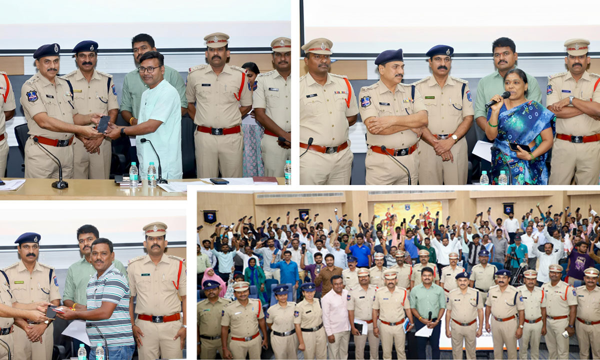Hyderabad: Cyberabad Police Recover 310 Stolen and Lost Mobile Phones Worth ₹95 Lakhs in 30 Days