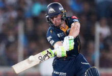Gujarat Titans Set Mammoth Target of 224 Against SRH