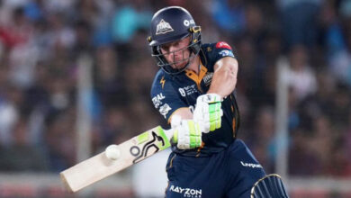 Gujarat Titans Set Mammoth Target of 224 Against SRH