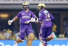 KKR Post 179/6 Against CSK in IPL Clash