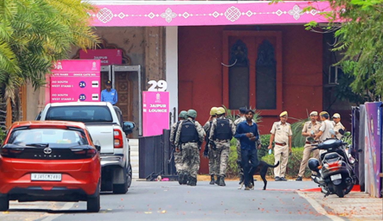 Bomb threat at Jaipur’s SMS Stadium amid India-Pak tensions