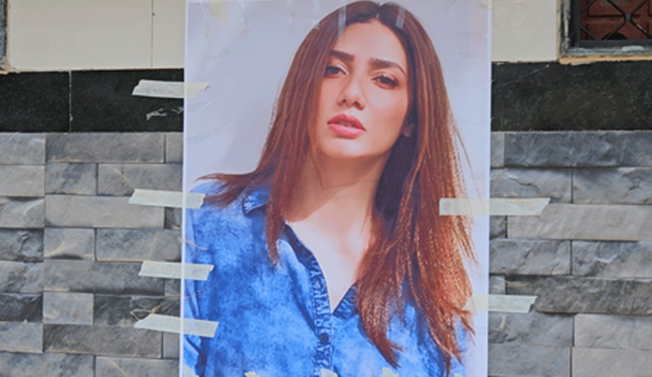 Pakistani actress Mahira Khan's poster on Mumbai's public toilet after Pahalgam attack