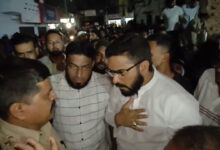 AIMIM MLA Majid Hussain Leads Dharna in Asifnagar, Demands Liquor Shop Closure