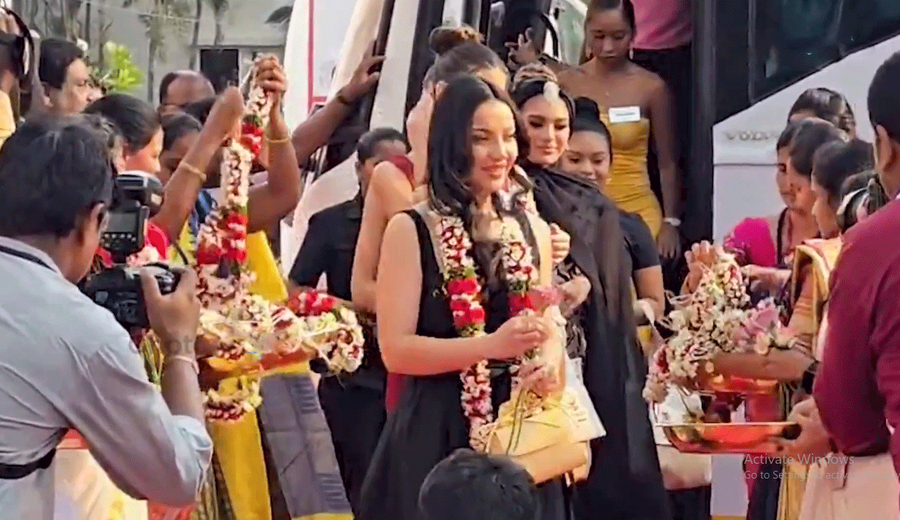 Grand Welcome for Miss World Contestants in Warangal