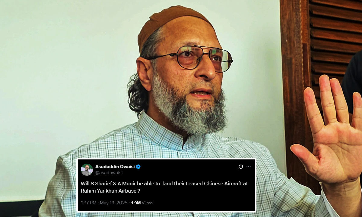 Owaisi Takes Dig at Pakistan Over Rahim Yar Khan Airbase Strike