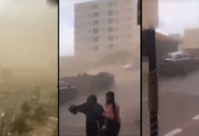 Sandstorm Batters Southern Israel as Wildfires Rage Near Jerusalem
