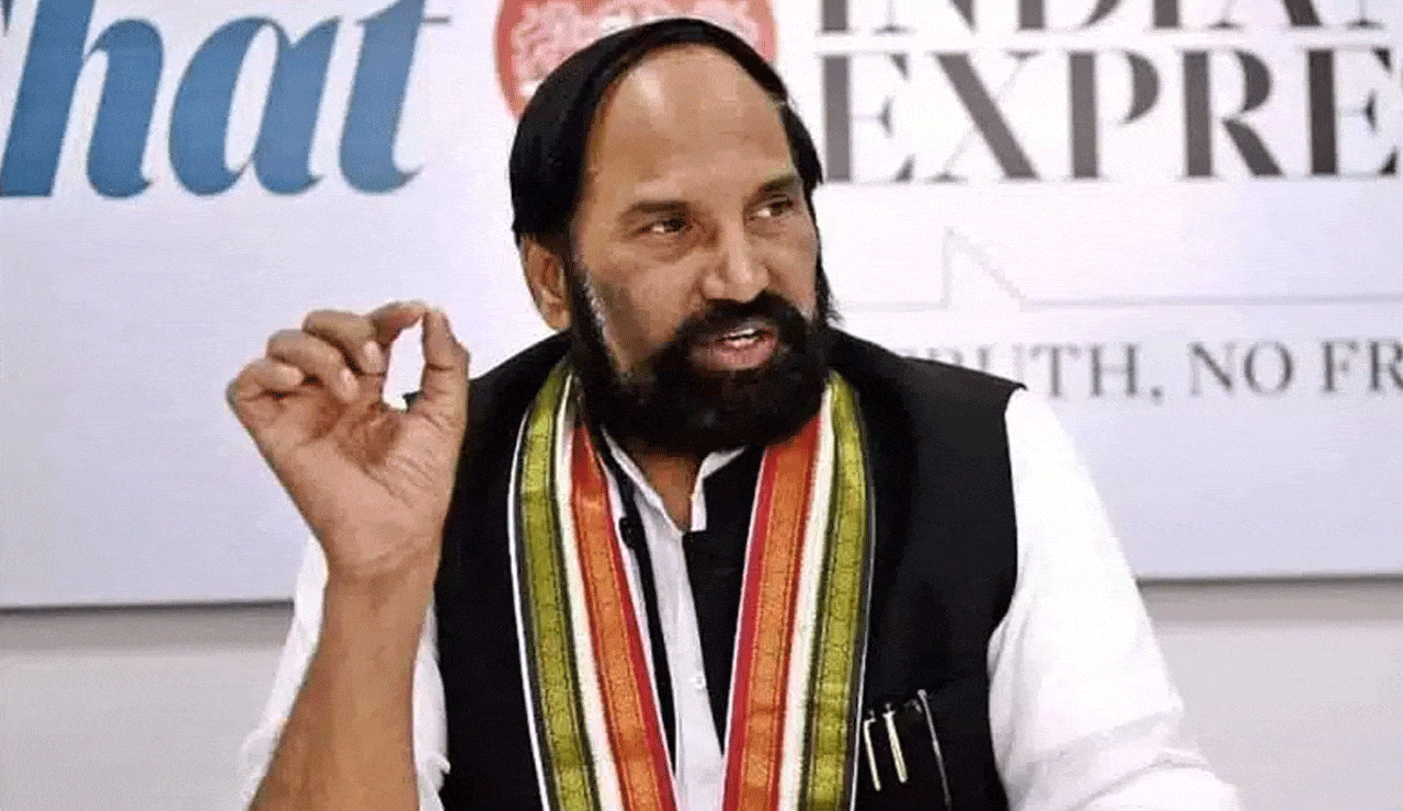 Minister Uttam Kumar Reddy’s Helicopter Makes Emergency Landing in Suryapet