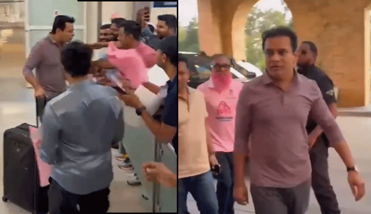 KT Rama Rao Gets Hero’s Welcome in Dallas Ahead of BRS Silver Jubilee