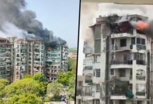 Delhi: Major Fire Breaks Out at Shabad Apartment
