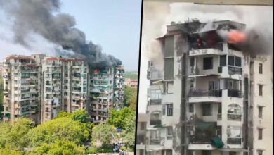 Delhi: Major Fire Breaks Out at Shabad Apartment