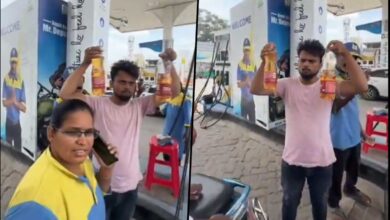 ₹100 Petrol, just a Few Drops? Shocking Allegations at Hyderabad Pump!