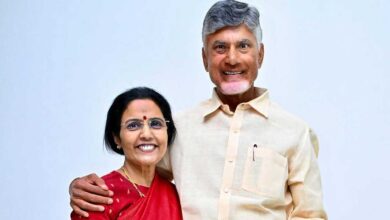 Chandrababu Naidu Greets Wife Bhuvaneshwari on Her Birthday