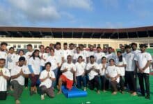 Telangana Marks International Yoga Day with Grand Event at Gachibowli Stadium
