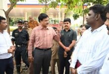 Residents Protest in Hyderabad’s Madhapur Against Alleged Illegal Survey Near Lake