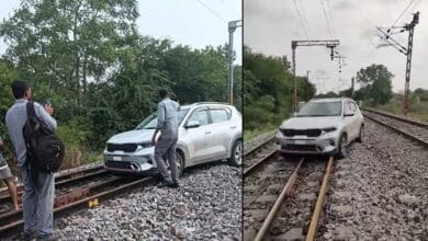 Telangana Woman Drives Car on Railway Track, Causes Major Disruption; Shifted to Mental Hospital
