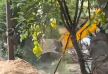 Weekend Crackdown: Illegal Structures Brought Down in Hyderabad Locality