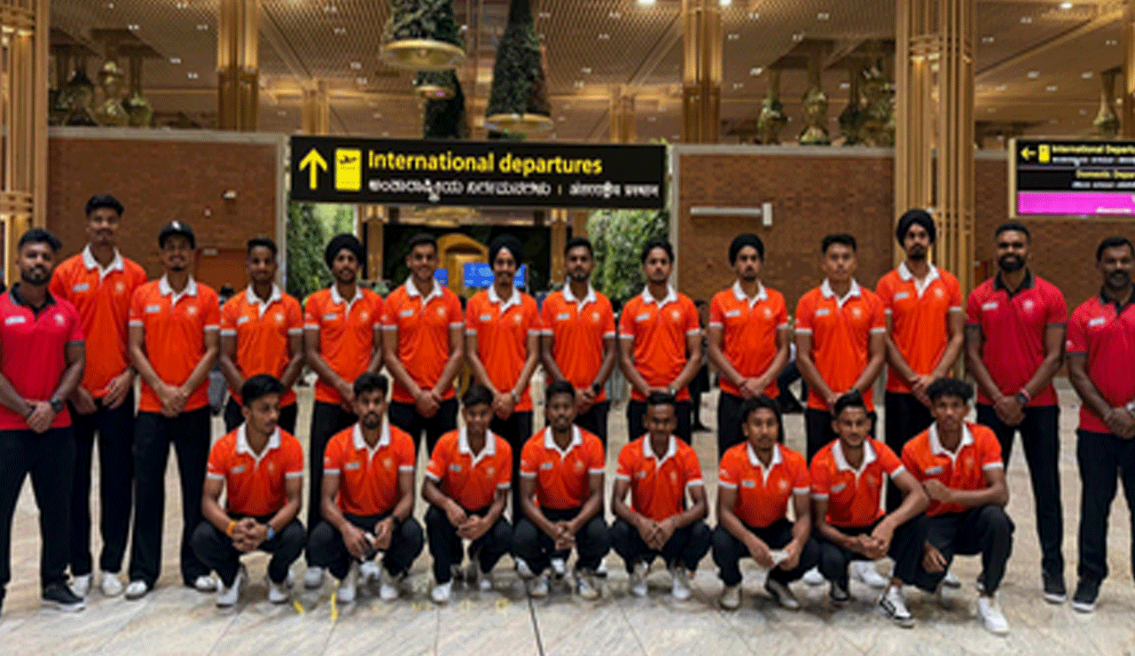 Indian junior men’s hockey team jets off to Germany for 4 Nations Tournament
