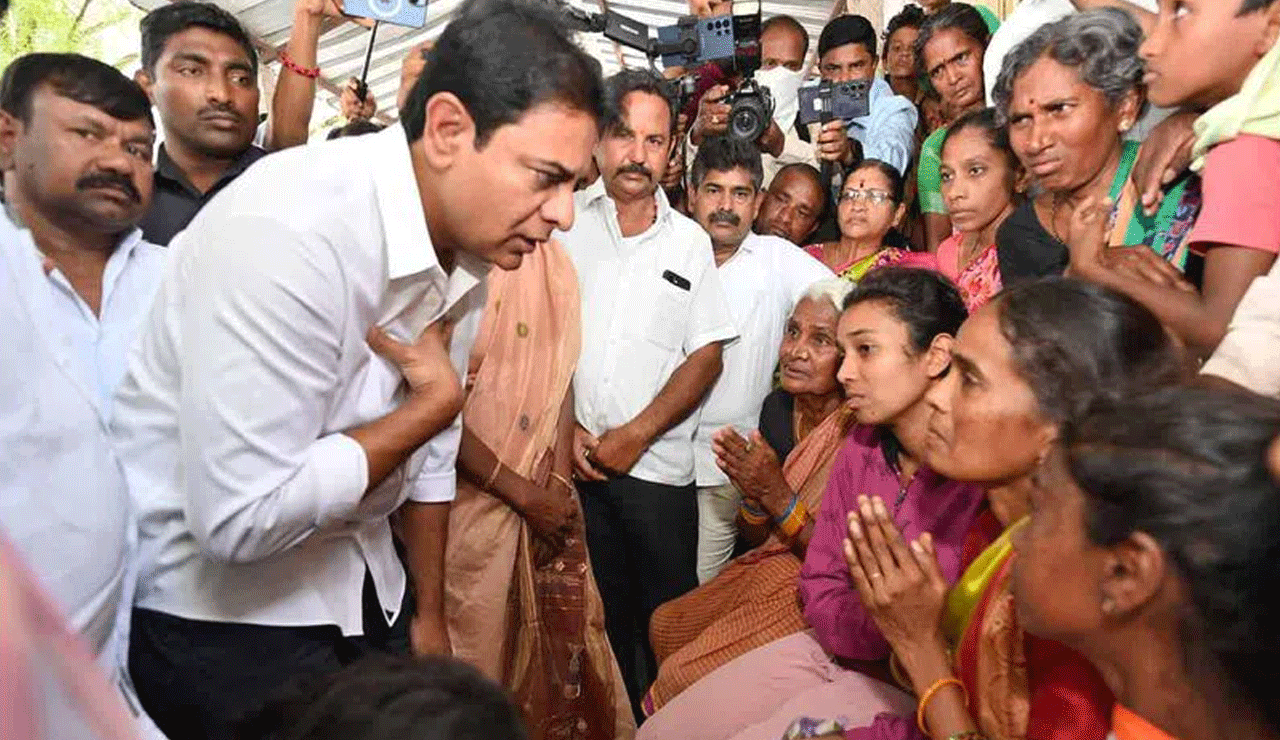 KTR Slams Congress: Police Stations Have Become Hubs for Settlements Under Congress Rule