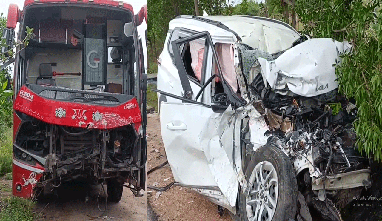 Tragic Accident on Nagarjuna Sagar Road Claims Three Lives from Hyderabad