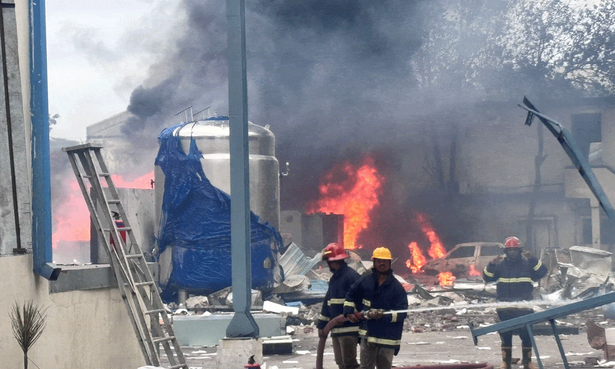 Massive Blast at Patancheru Chemical Factory Near Hyderabad; 20+ Workers Injured