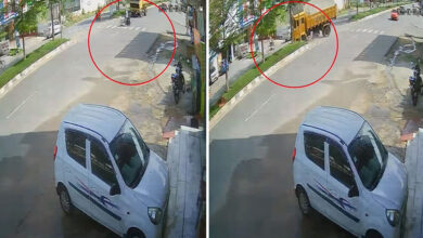 Telangana: Elderly Man Killed on the Spot After Speeding Lorry Hits Him in Yadadri-Bhuvanagiri District: Video