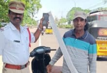 Telangana Shocking: Kazipet Cops Catch Two-Wheeler with 233 Pending Traffic Fines Worth.....
