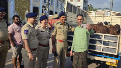 Hyderabad Police Step Up Security Ahead of Bakrid, CP C.V. Anand Conducts Surprise Inspections