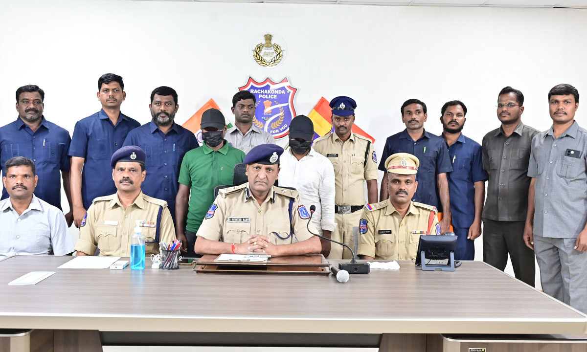 Interstate Drug Peddling Racket Busted: Rachakonda Police Seize 20 KGs of Hashish Oil, Two Arrested