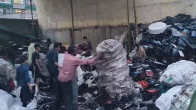 Hyderabad: Fire Erupts in Motor Parts Godown in Old City; Quick Response Averts Major Tragedy
