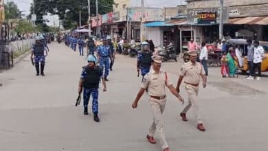 RAF and Local Police Conduct March to Instill Confidence Among Citizens