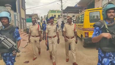 Telangana: Police Conduct Flag March Across Key Areas to Boost Public Confidence