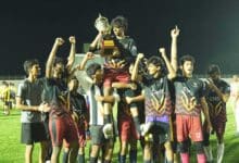 Excellencia Stuns Guardium to Win the Varsity Football Championship in Front of 1,000 Roaring Fans