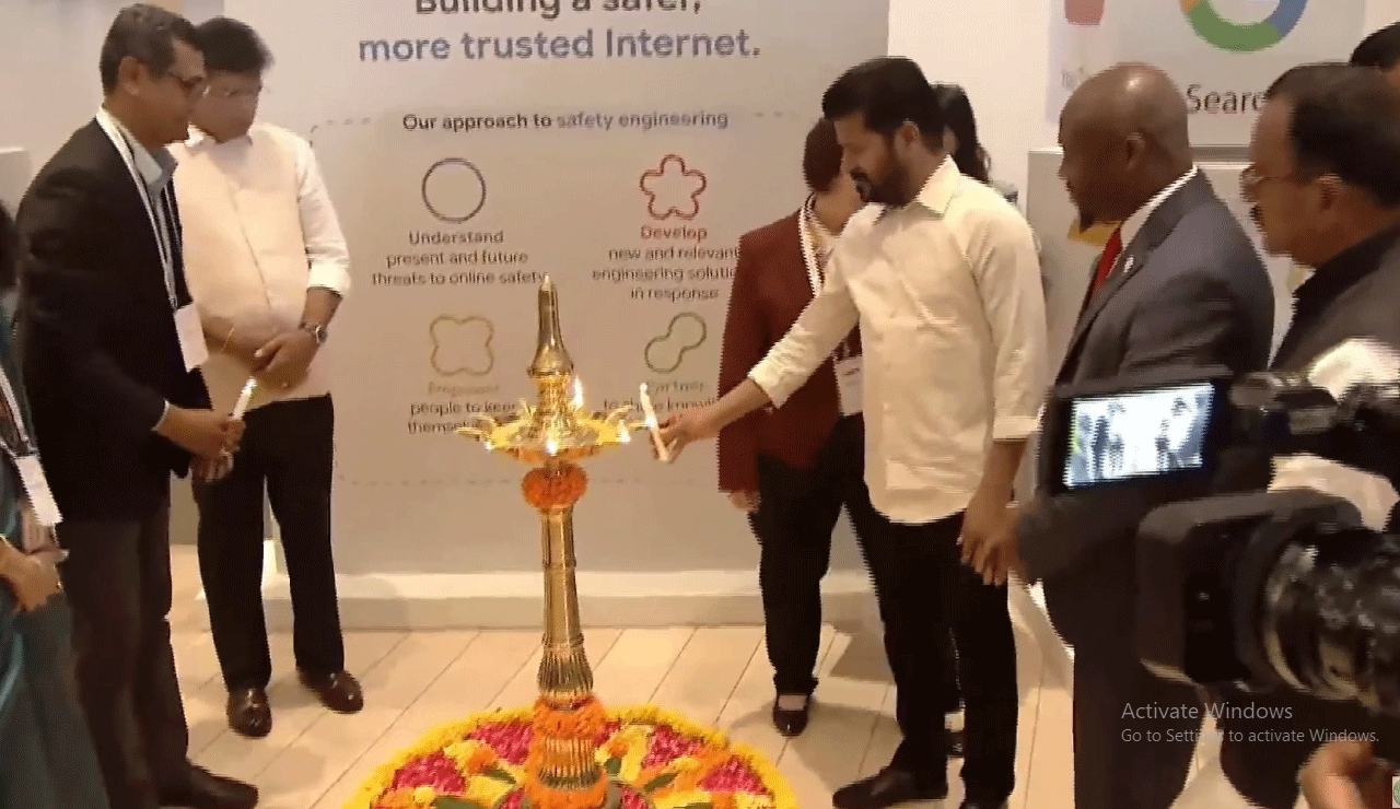 CM Revanth Reddy Inaugurates Google's Safety Engineering Center in Hyderabad