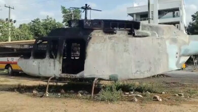 Hyderabad: Helicopter Gutted in Fire at Flytech Aviation Grounds, No Casualties Reported