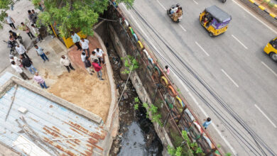 Hyderabad: Hydraa Clears Encroachments at Chintal Basti to Facilitate Nala Widening