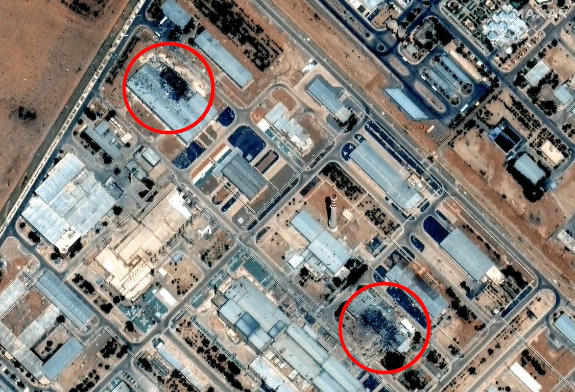 ISFAHAN NUCLEAR Israel-Iran War Intensifies: Satellite Images Reveal Widespread Destruction in Iran