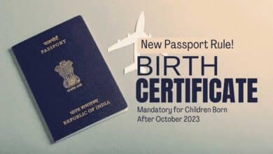 A birth certificate is now the mandatory proof of birth for Indian passport applications for individuals born on or after October 1, 2023.
