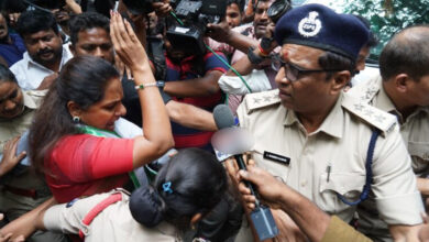 MLC Kavitha Taken into Custody Following Gherao of Bus Bhavan over RTC Fare Increase