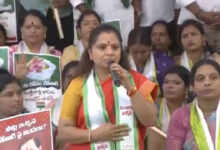 K Kavitha Leads 'Maha Dharna' Against Congress Over Kaleshwaram Project Probe