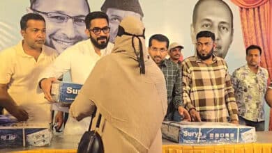 Hyderabad: AIMIM MLA Majid Hussain Distributes Salar‑e‑Millat “Pakwan” Gas Cylinders in Nampally