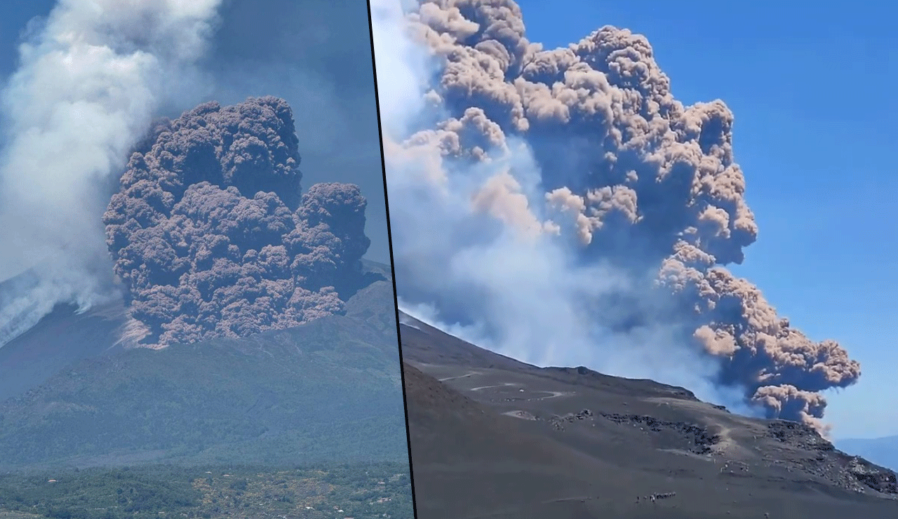 Mount Etna Erupts Violently, Sends Tourists Fleeing in Panic