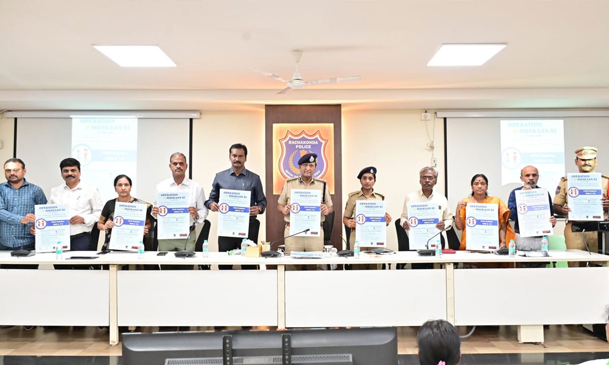 Operation Muskaan-XI: Rachakonda Police Crack Down on Child Labour and Human Trafficking